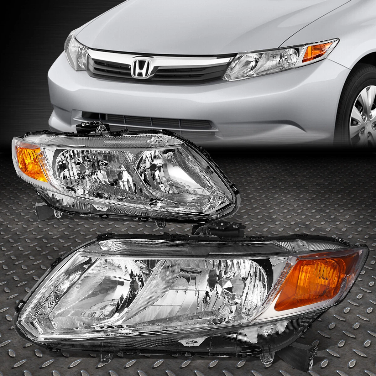 Honda civic headlight replacement online