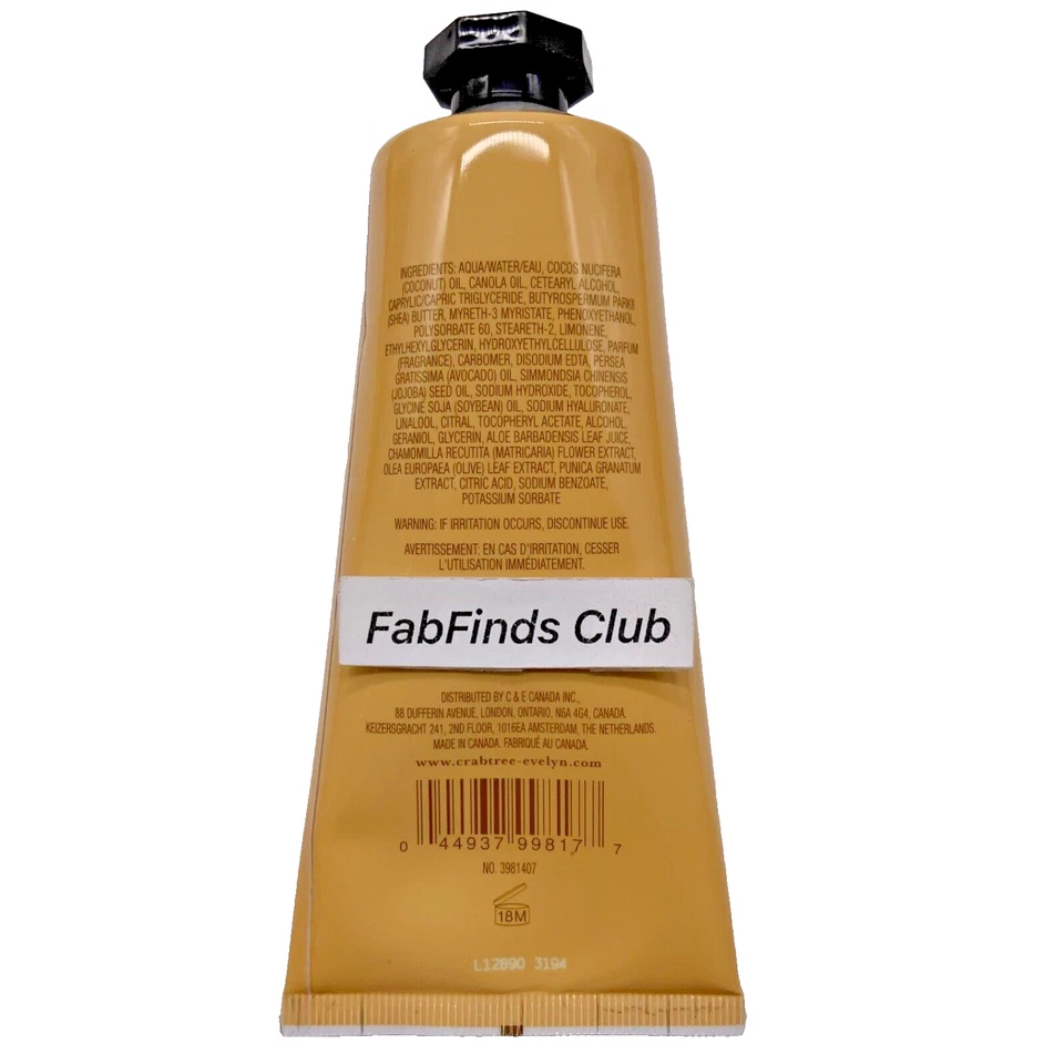 Crabtree & Evelyn Tarocco Orange Hand Therapy Cream Set 10.5oz (3x3.5oz) - Image 4 of 4