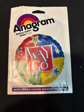 Anagram 18" Way to Go Graduation Helium Balloon Party Decoration Refillable