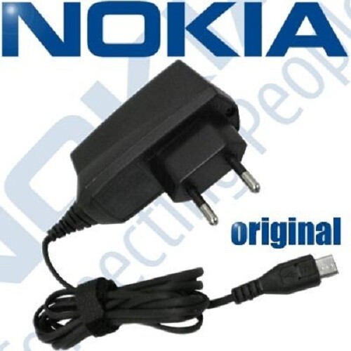 Chargeur Nokia AC-18E Micro USB 5V 550mA Noir - Neuf D'origine - Pour Nombreux Modèles