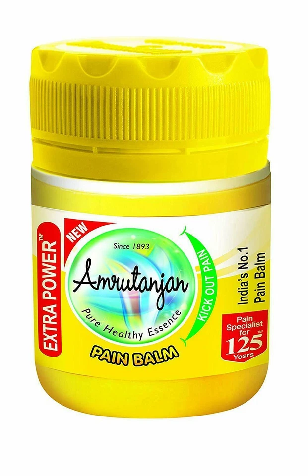 Amrutanjan Aromatic Balm Massage for Headache Pain - 9ml Pure Healthy Essence