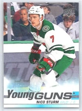 2019 Upper Deck Nico Sturm #219  YG RC Rookie   Minnesota Wild