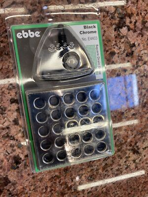 Ebbe Drain Grate - black chrome - e4403 new