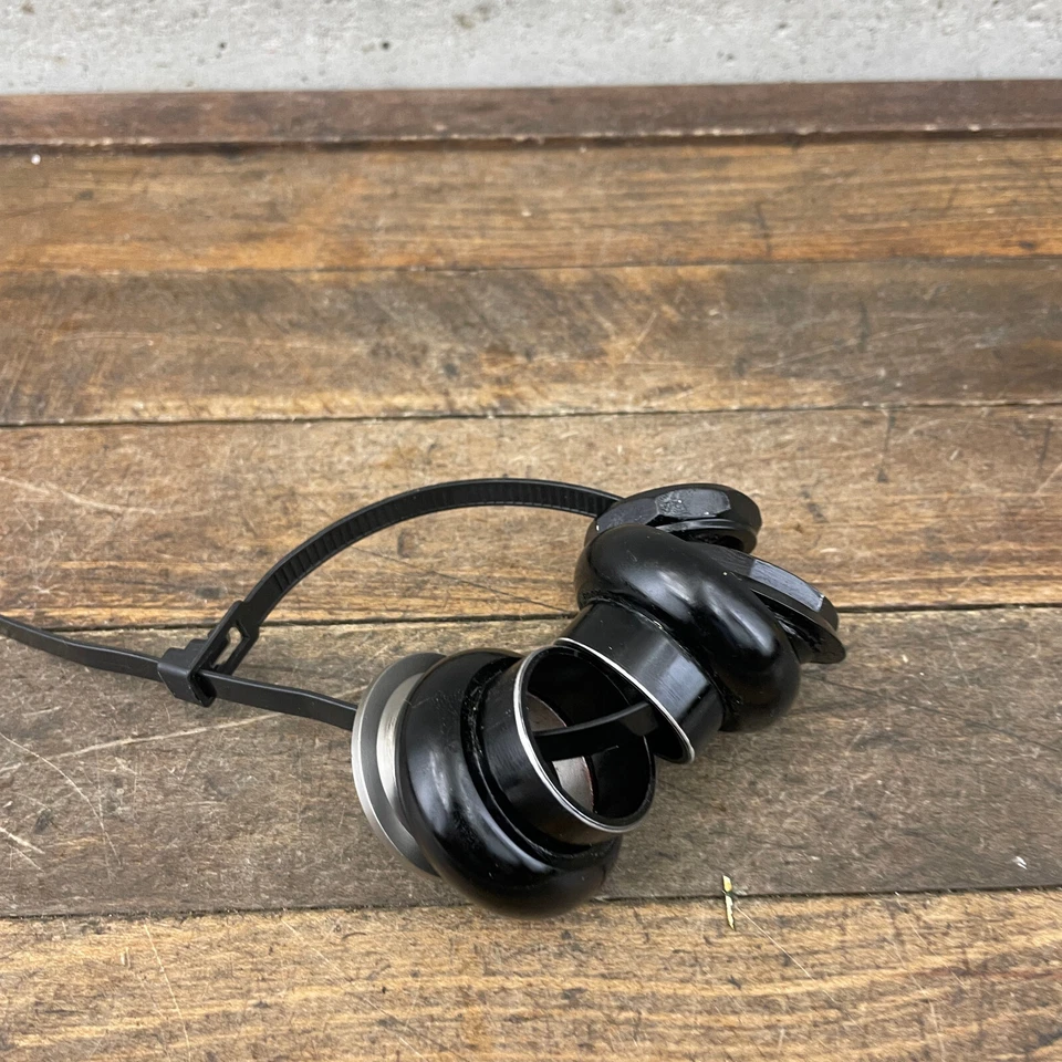 Vintage Chris King No Logo Headset 1 in Early 2 Nut  30.2 1 inch 1" Black Alloy - Image 4 of 4