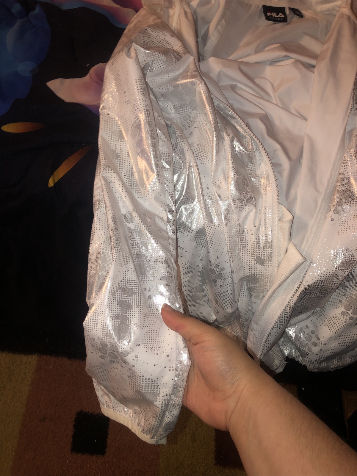 Frangivento da corsa FILA SPORT stampa pellicola taglia S