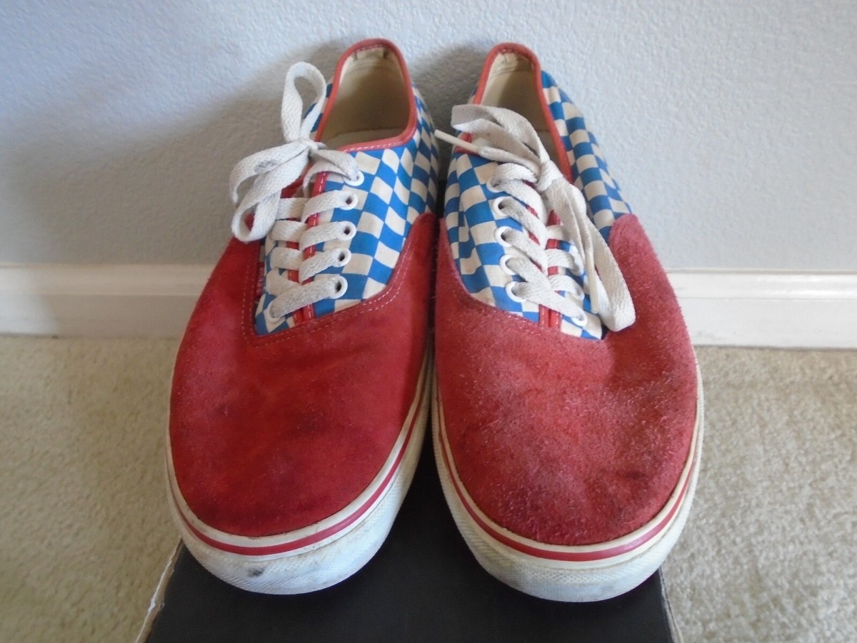 靴 VANS AUTHENTIC RAD 29 Vans Rad authentic 11.5 red checkerboard suede syndicate