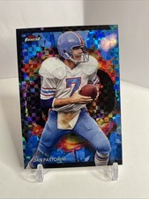 Dan Pastorini /49 BLUE RARE Topps Finest 2024 NFL Houston Oilers