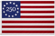 3X5 America 250 Betsy Ross Flag 3x5 Officially Licensed PRINTED SUPER POLYESTER