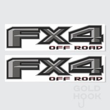 FX4 Off Road Decals for Truck, Replacement Bedside Stickers for F150 2015-20...