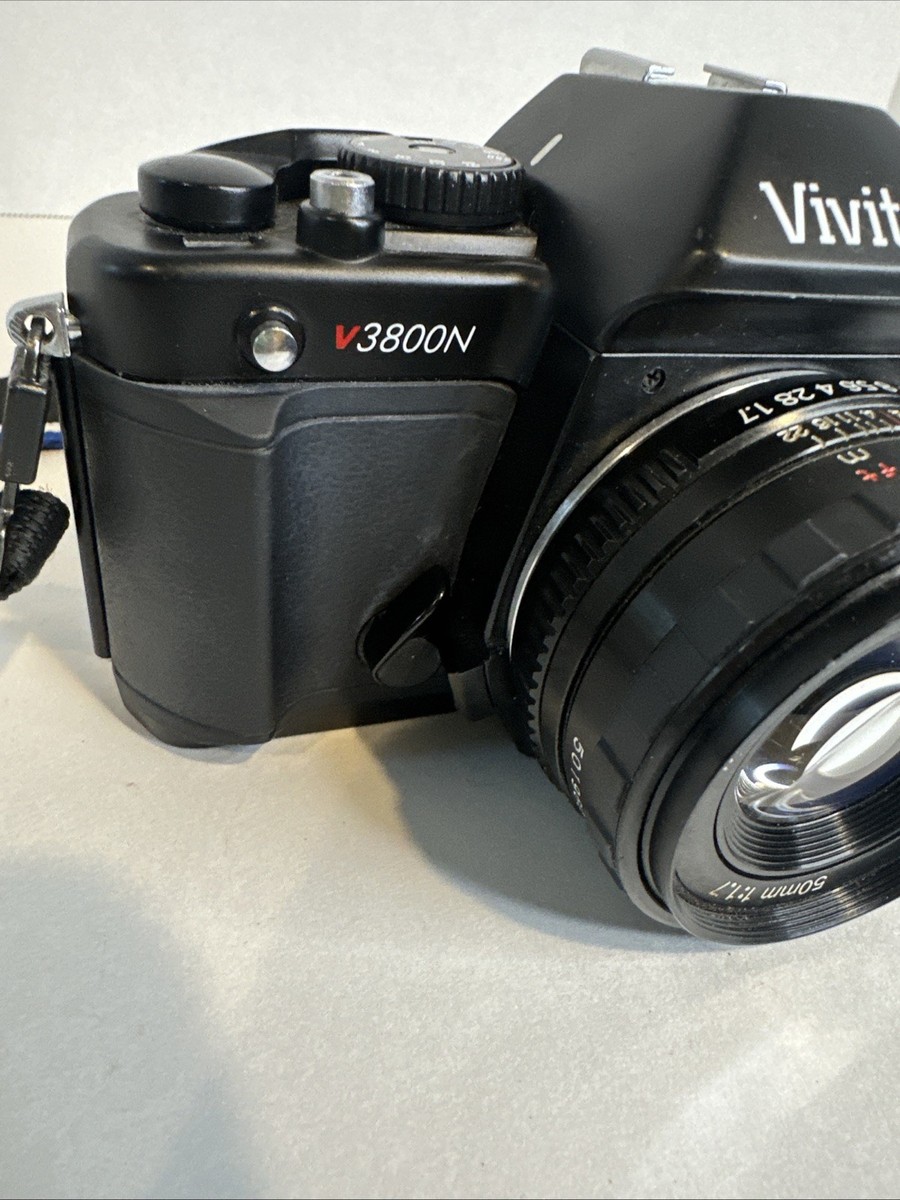 Vivitar V3800N 35mm SLR Film Camera with 50 mm lens Kit for sale