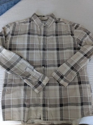 H&M Relaxed Fit Check Corduroy Shirt Size M - Image 1 of 4