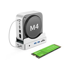 Phixero 2TB Storage M4 Mac mini Dock, Aluminum unibody Design, 6-in-1 hub, ...