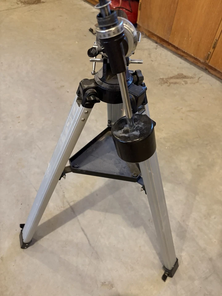 Adjustable Telescope Tripod Base With Counter Weight and mount Aluminum Orion - Image 3 of 3
