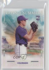 2025 Panini Boys of Summer Holo Silver 20/25 Chase Dollander #62 1q3x
