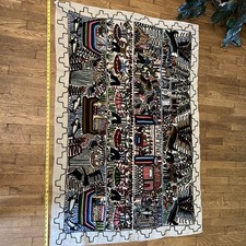 Peruvian Matrimonia Embroidered Tapestry