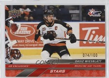 2024-25 Upper Deck CHL Stars Exclusives 74/100 Oasiz Wiesblatt #347 11k6