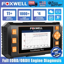 FOXWELL NT634 Car OBD2 Diagnostic Scanner ABS SRS DPF TPMS Oil Reset Code Reader