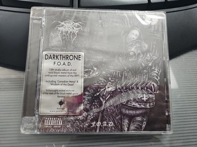 Rare Factory Sealed Darkthrone F.O.A.D. Brand New Unopened CD Black Metal Peacev