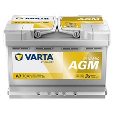 VARTA Batteria Avviamento per Auto A7 70Ah 760A DYNAMIC AGM - (278x175x190 mm)