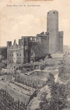 C137 Germany Burg Maus bei  Sankt Goarshausen  castle vintage postcard