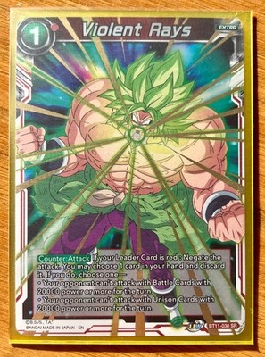 Dragon Ball Super Card Game - BT11-030 SR - Violent Rays (1st Edition) *NM*