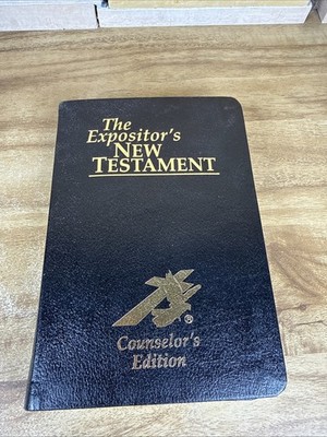 The Expositor's New Testament Jimmy Swaggart Hardcover Counselor's Edition