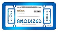 License Plate Frame Metal Chrome