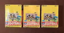 1981 Fleer Teams In Action NFL Football Empty...