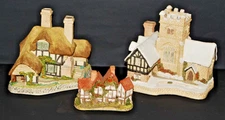 Vintage Lot of 3 David Winters Cottages “A Christmas Carol” 1985, 1989, 1991