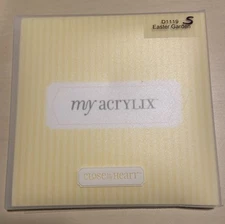 Close To My Heart My Acrylix Stamp Set “Easter Garden” D1119, Scrapbooking