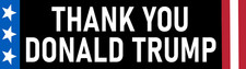 Thank You Trump Sticker 9 Pro Trump Bumper Stickers Thank You Trump Sticker 9 Pro Trump Bumper Stickers