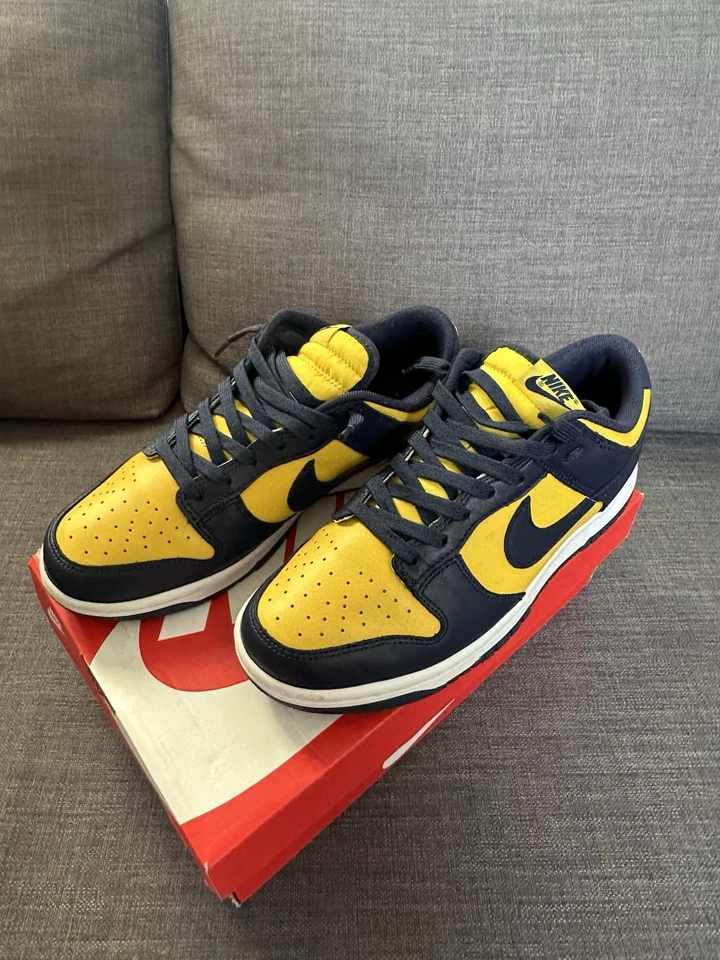 Nike Dunk Low Michigan 2021 Size UK7.5, photo 1 of 5