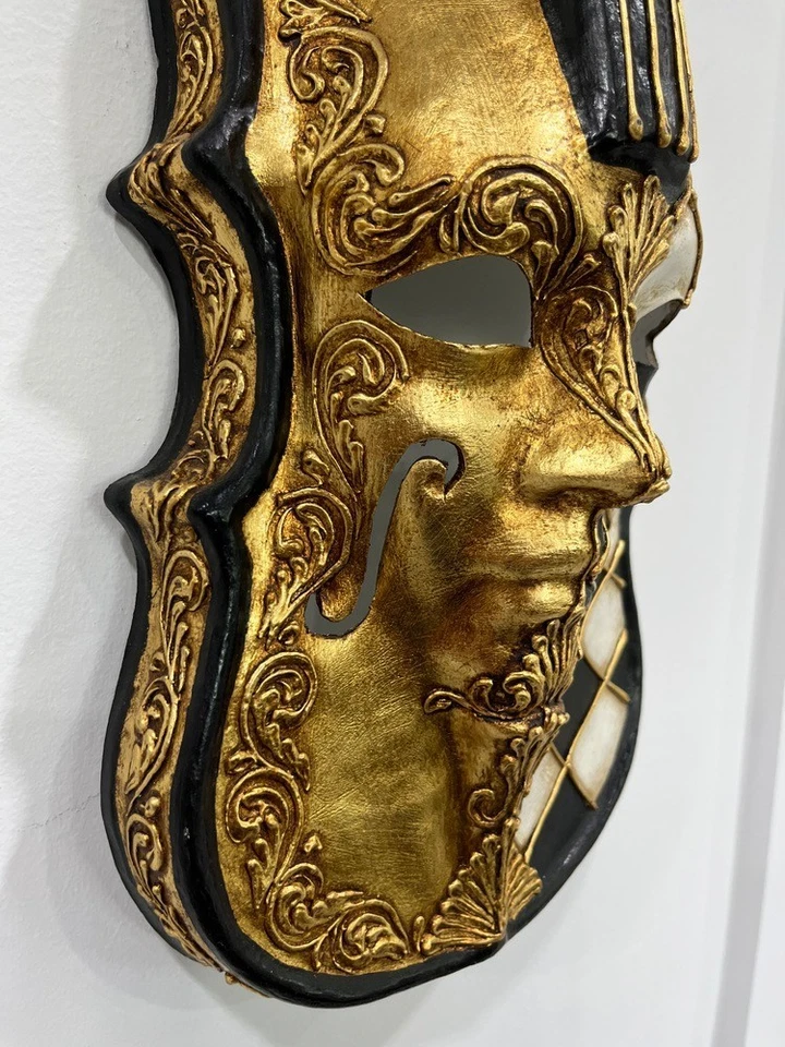Venetian Violin Mask Handmade in Venice - Image 3 of 4