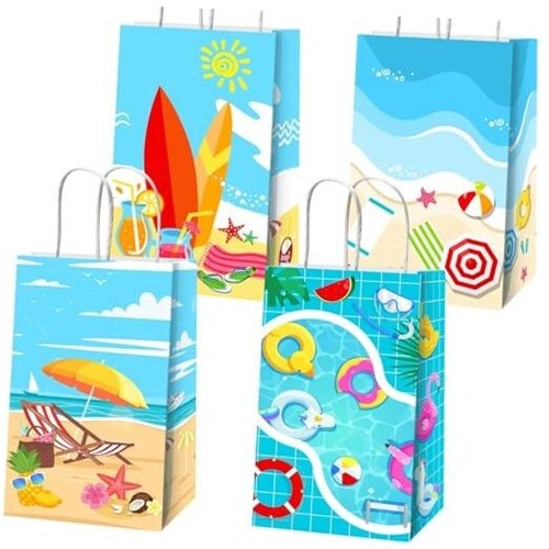 Gift Bags for Beach Party Favors Pool Birthday Goodie Treat Candy Beach Ball