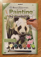 Royal Langnickel Paint By Number Kit - Panda  Baby