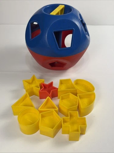 Vintage Tupperware SHAPE-O-BALL Tupper Toys Shape Sorter