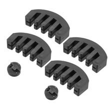 6 Pack Violin Mute, Rubber 3/4 4/4 Practice Violin Mute Full Size