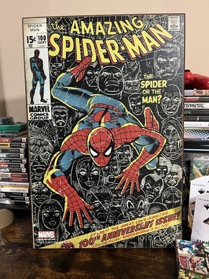 Marvel Spider-Man 100th Anniversary Issue Poster Wall Art Medium