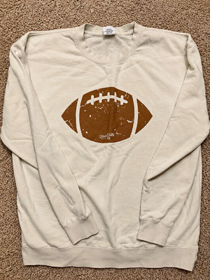 Living Fully Co Crewneck Pullover Sweatshirt  It s Game Day Y all  Football XL