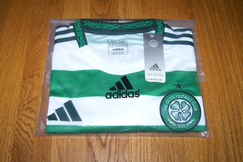ADIDAS AEROREADY 3XL SLIM FIT CELTIC FOOTBALL CLUB 2024-2025 HOME JERSEY UNWORN