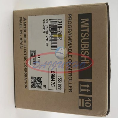 One New in box   PLC FX1N-24MR *hg