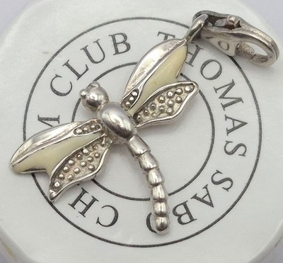 RAR ! Thomas Sabo große Libelle gelb  925er Sterlingsilber  Silver