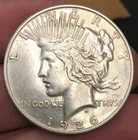 1926-D Peace Silver Dollar $1 Denver Mint 90% Silver