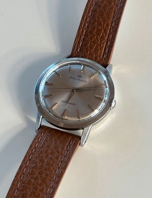Movado Vintage Automatic Uhr 60er François Borgel Edelstahl 431A Swiss Made 