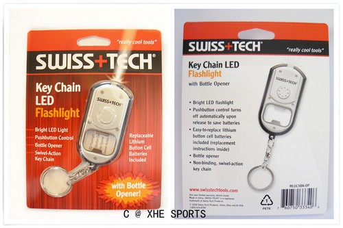 SWISS+TECH Llavero Linterna LED Herramienta Abridor de Botellas Multi Herramienta, ST33340 AUS - Imagen 2 de 3