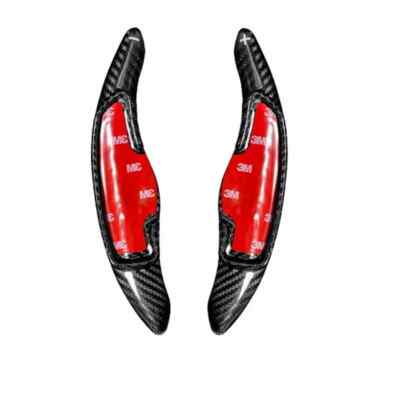 2x Real Carbon Shift Paddles Steering Wheel Extension For Genesis GV70 G80 Sport