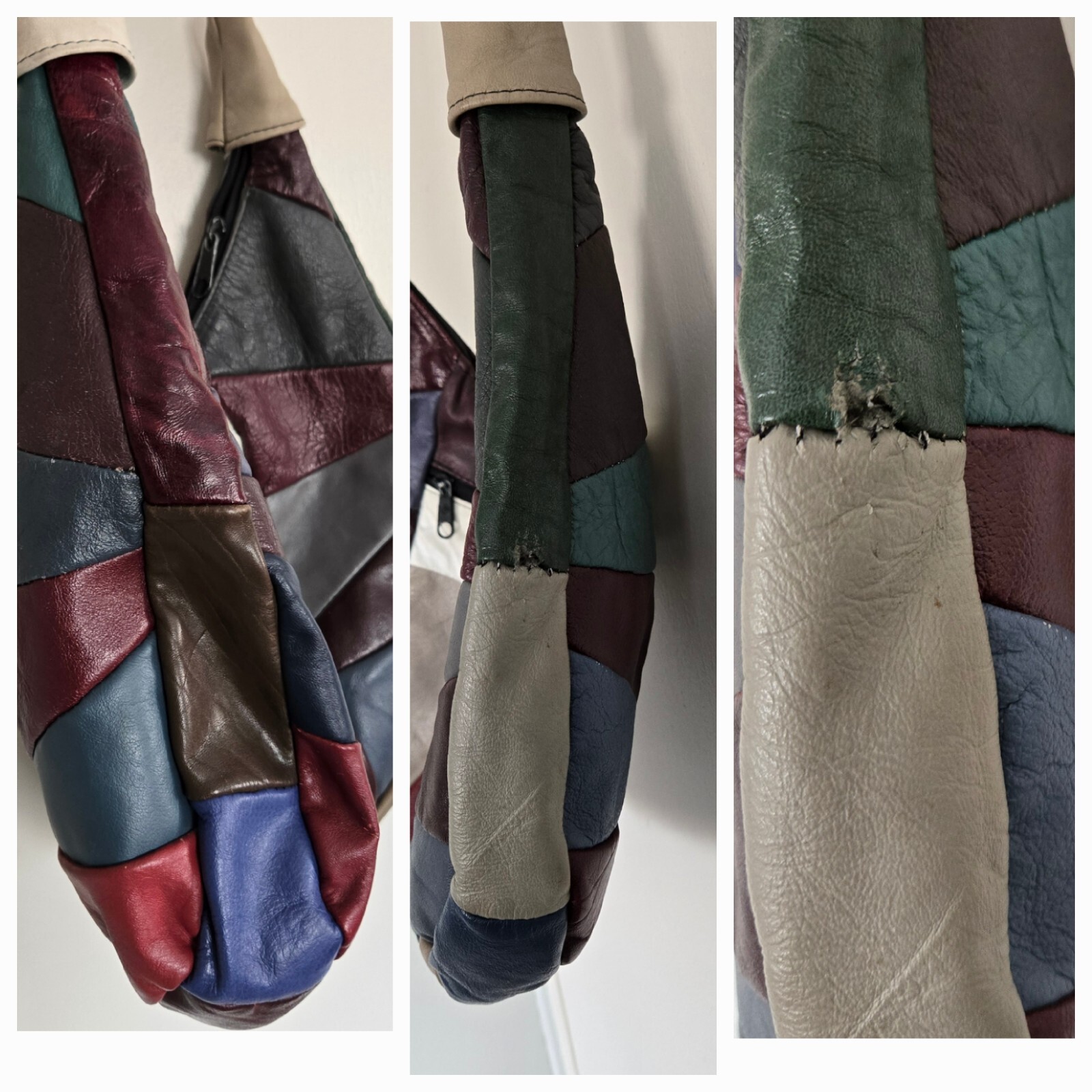 Unbranded Shoulder Bag Multicolor Patchwork Leath… - image 12