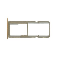 SIM Micro SD Card Tray Dual for Motorola Moto G6 Play Silver Holder Slot Insert