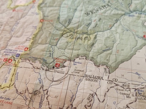Umatilla National Forest Service Trail Road Map WA OR Blue Mountain PNW Vintage 2003 - Bild 8 von 9