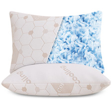 Copper Rayon from Bamboo Reversible Cooling Bed Pillows Shredded Foam Pillow